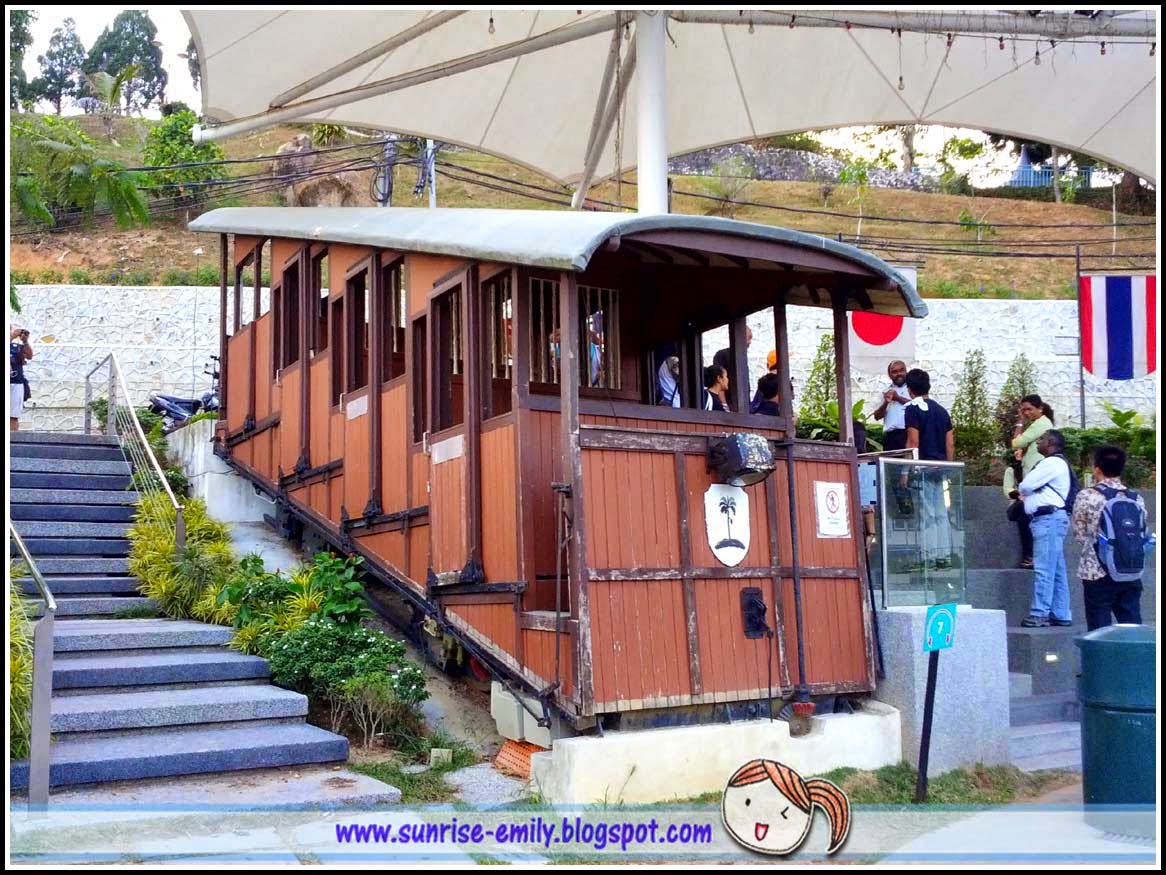 Penang Hill Train Schedule The funicular track stretches