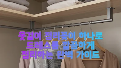 옷걸이 정리꽂이 하나로 드레스룸 깔끔하게 정리하는 완벽 가이드