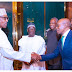  ‘You are welcome back’, Buhari receives Emefiele in Abuja