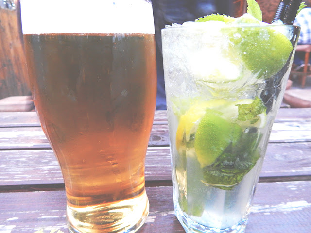 Deep south beer and mojito 