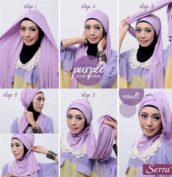 Contoh isu terkini model tutorial kerudung hijab pashmina terbaru untuk muslimah indonesia 32 Tutorial Hijab Pashmina Model Kreasi Terbaru 2017/2018