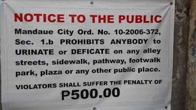 mandaue cebu hilarious notice sign board