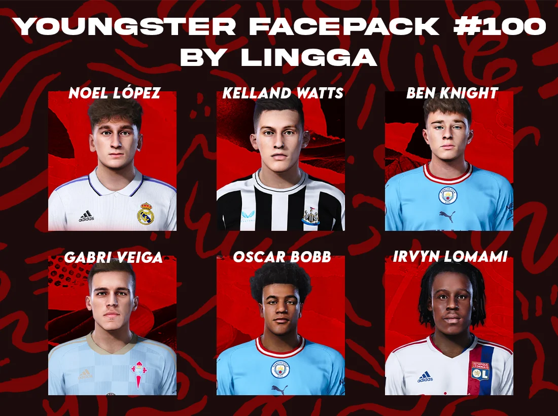 PES 2021 Youngster Facepack #100 by Lingga​