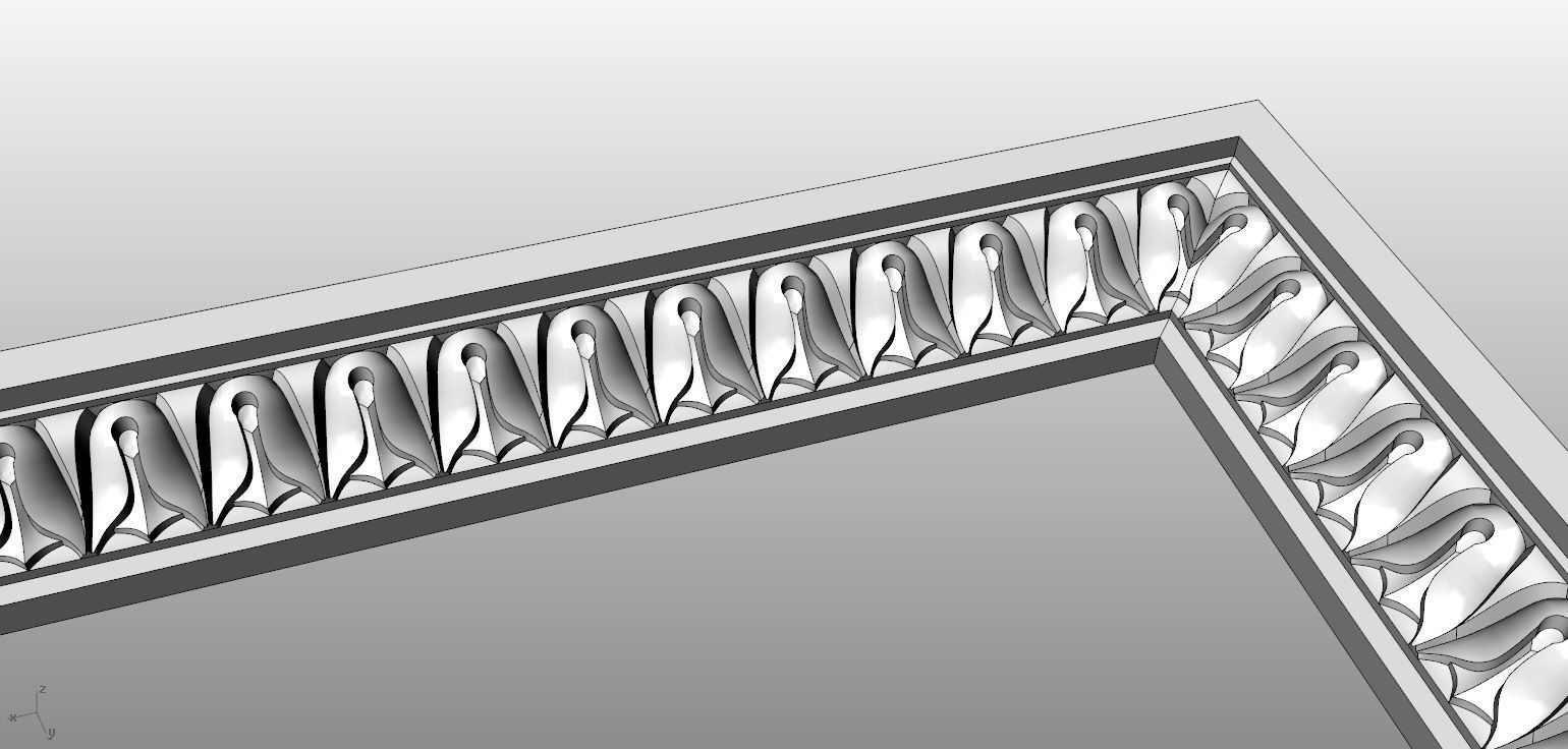 Decor Frame Free 3D print model,Art Cam, Stl File