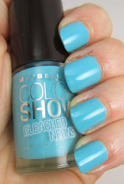 Maybelline Day Glow Teal Bleached Neons Collection