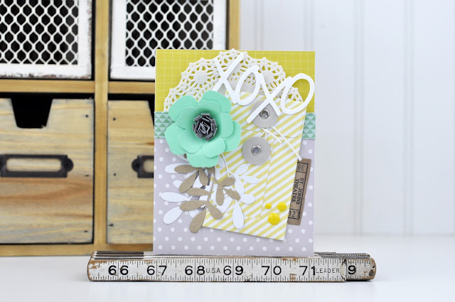 Jen's Card Making Video: Using Pre-made Die Cuts and Manual Die Cuts to Create a Card. (includes video)