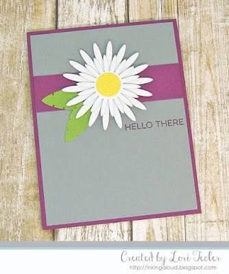 Hello There card--designed by Lori Tecler/Inking Aloud-stamps and dies from My Favorite Things