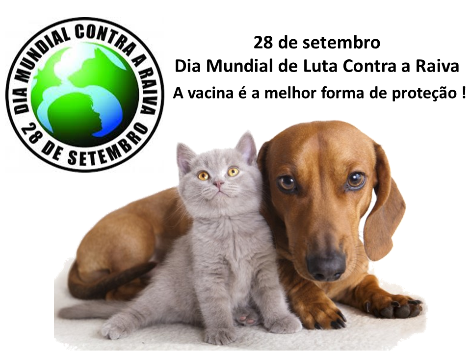 Centro de Controle de Zoonoses - Niterói/RJ: 28 de setembro - Dia Mundial  de Luta contra a Raiva