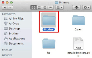 How to Uninstall Brother Printer Drivers for Mac OS X 10.6 or greater