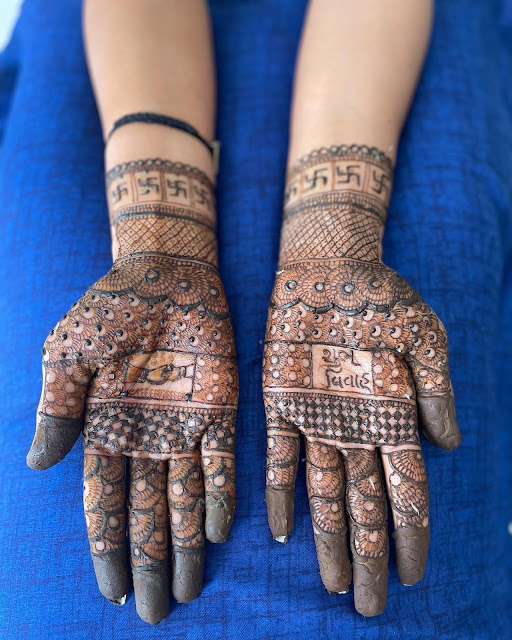 indian mehndi dizain