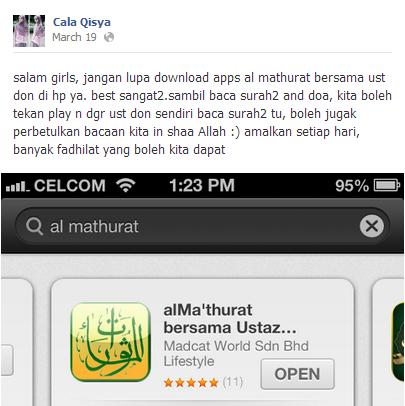 Al-Mathurat untuk android  Siti Kektus