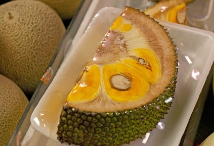 Sliced jackfruit