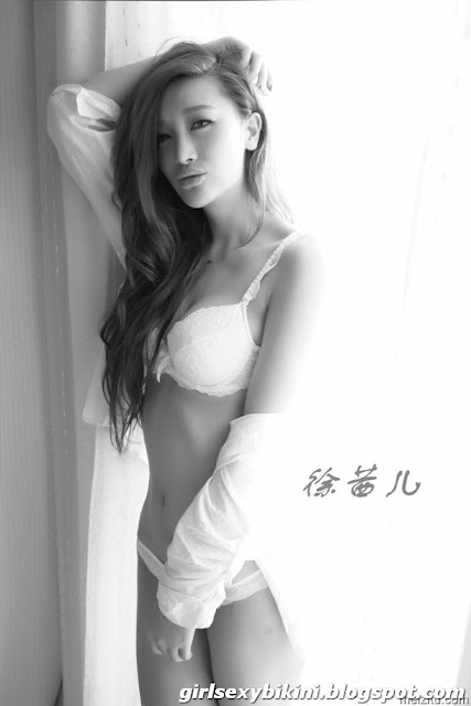 Xu Qian Cissy sexy black white Private Photo