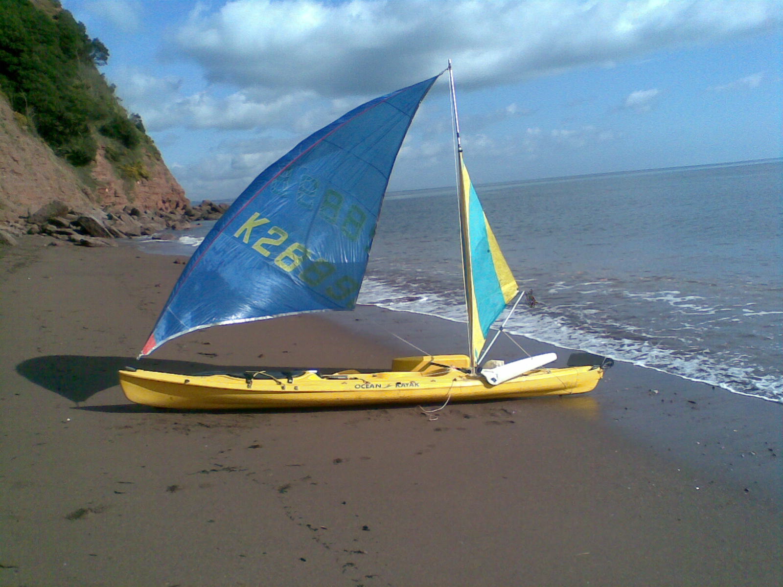 Kayak Sailing and boat building projects: Kayak Sailing