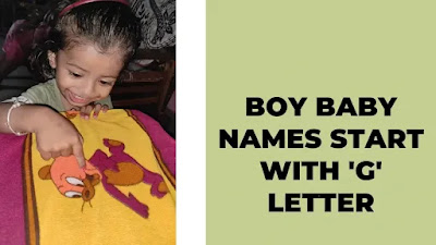 Boy Baby Names Start With G Letter