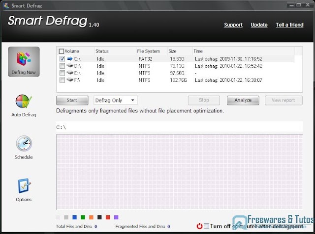 Smart Defrag : un logiciel de défragmentation gratuit et rapide