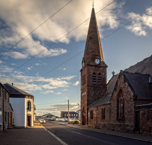 Photo of a different view of Christ Church at Maryport