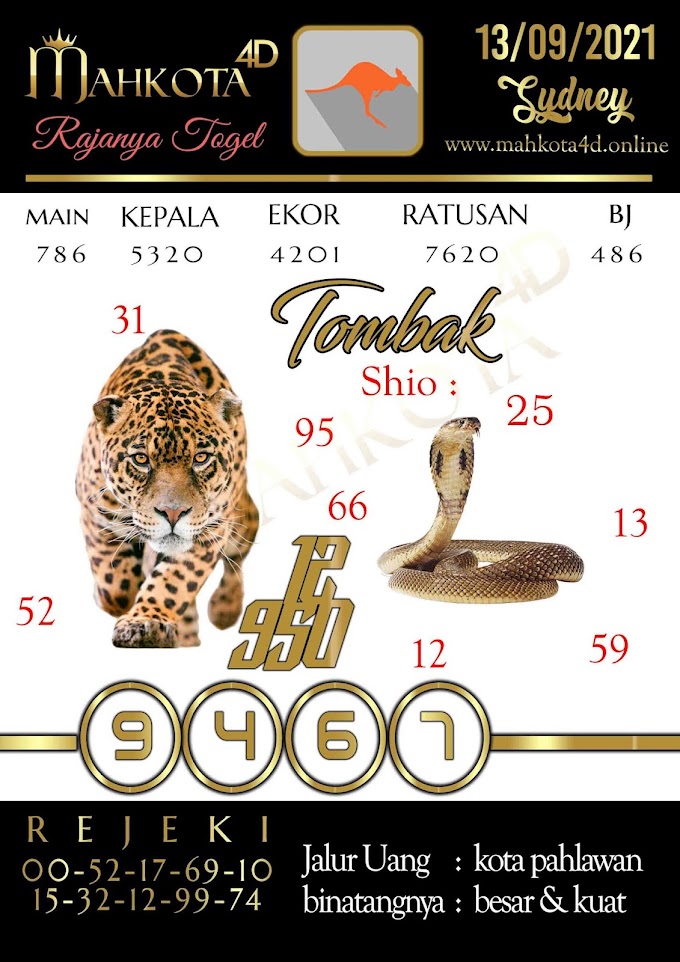 Syair Prediksi Jitu Singapore Pools - Togel SGP Senin, 13 - September - 2021