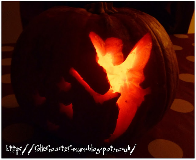 Tinkerbell fairy pumpkin carving
