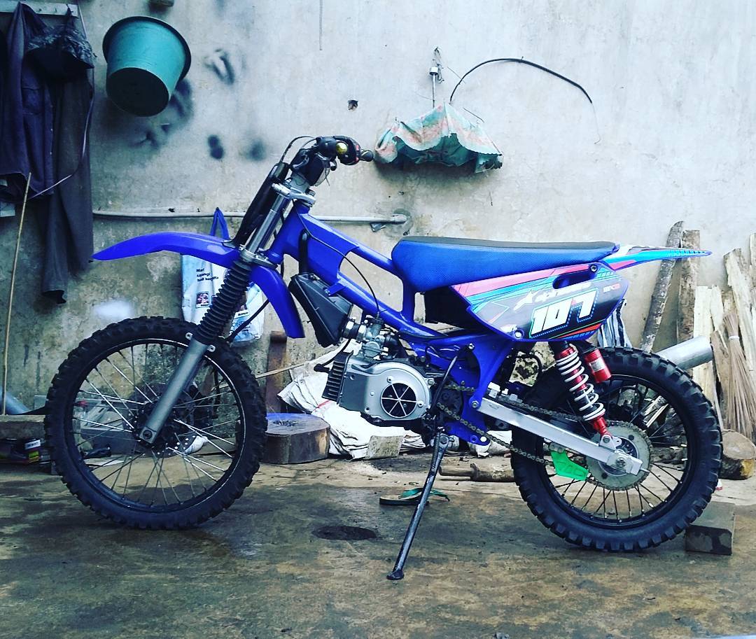 Kumpulan Foto Modifikasi Trail Bebek Standar F1ZR Grasstrack Terbaru