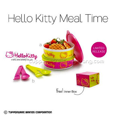 Hello Kitty Meal Time ~ Katalog Tupperware Promo Mei 2016