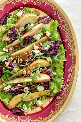 Pear Salad With Hazelnut Vinaigrette