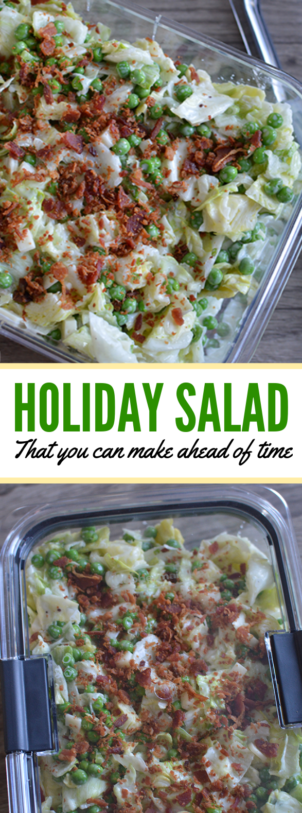 Make Ahead Salad – Sarah Salad Recipe #vegetarian #veggies