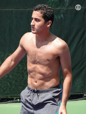 Nicolas Almagro Shirtless at Miami Open 2010