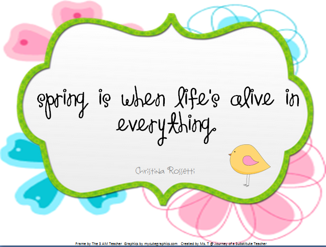 Friday Freebie Spring Quote