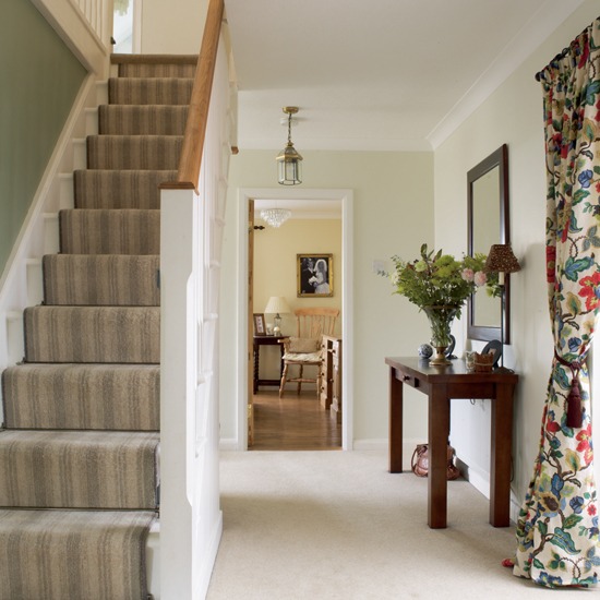 New Home Interior  Design  Country Hallway 