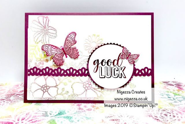 Stampin' Up! Delicately Detailed Laser Cut DSP One Sheet Wonder Nigezza Creates