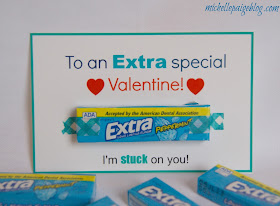Extra Gum Valentine printables @michellepaigeblogs.com