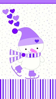 Lovely Snowman Free Printable Invitation or Cards.