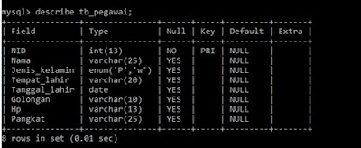 Cara Mudah Menambah Field Baru pada Tabel MySQL