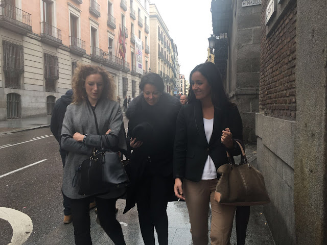 Las concejalas de Ciudadanos Ponferrada con la portavoz de C´s en el Ayuntamiento de Madrid.