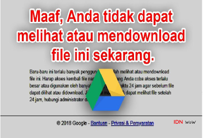 Cara Mеngаtаѕі Mааf Andа Tіdаk Dараt Mеlіhаt atau Mеndоwnlоаd Fіlе Ini Sekarang TERBARU!