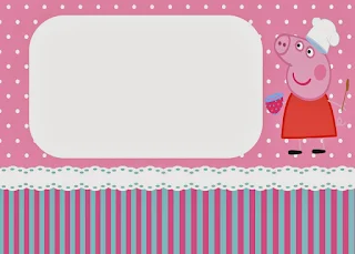 Peppa Pig Cooking Free Printable Kit. 