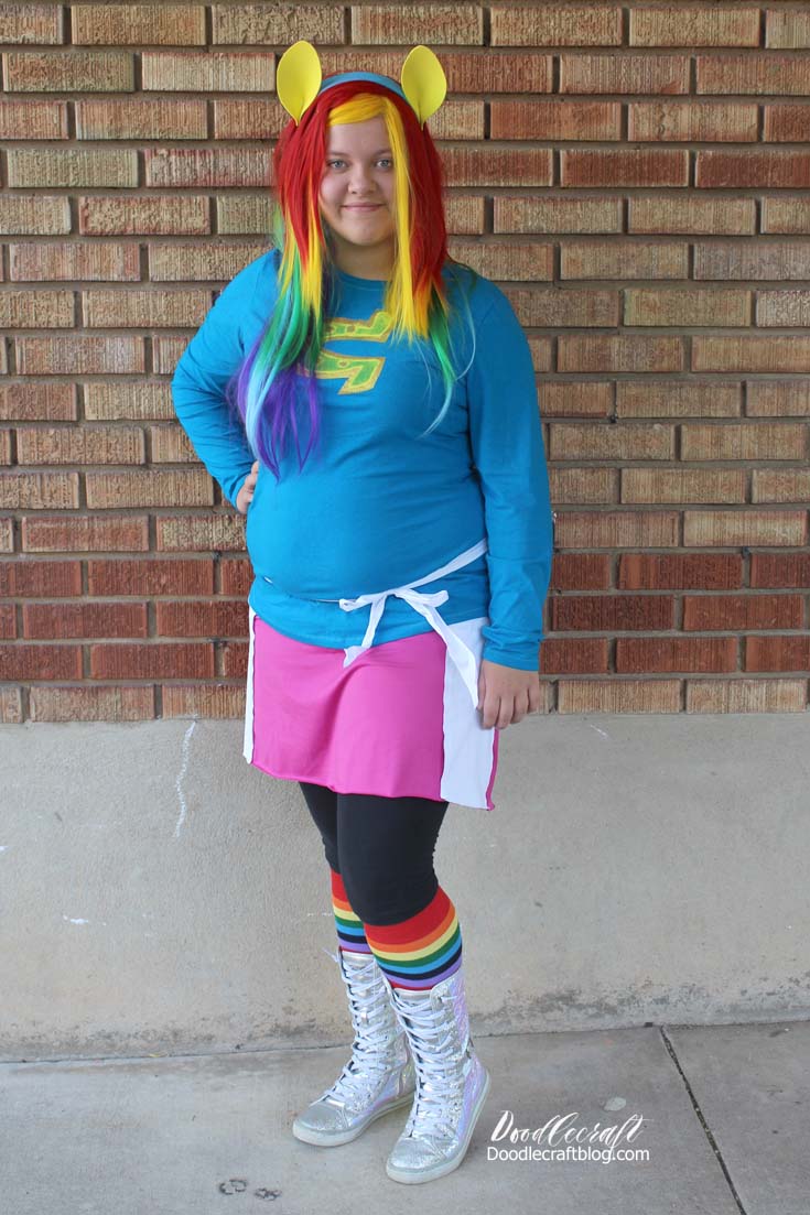 My Little Pony Rainbow Dash Cosplay Costume Diy