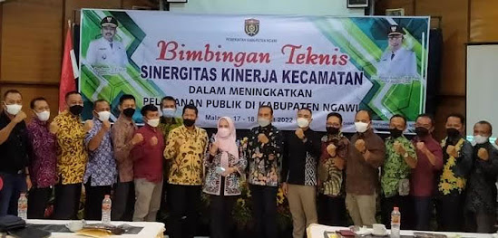 Bimtek sinergitas kecamatan di Ngawi