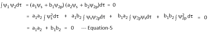 Ψ1 and Ψ2 are orthogonal