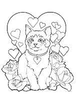 Cat Valentine Coloring Pages