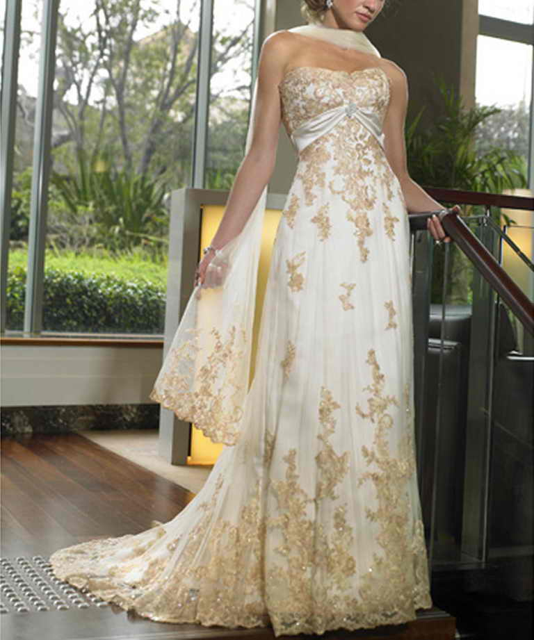 Gold Bridal Gown Collection