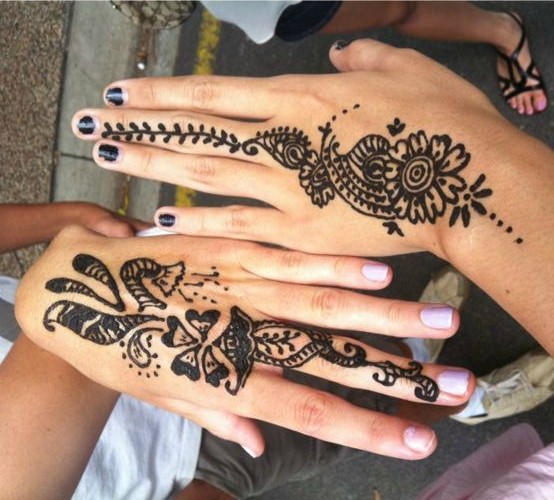 Top Black Mehndi Designs 2015-2016 Pics Wallpapers Free Download