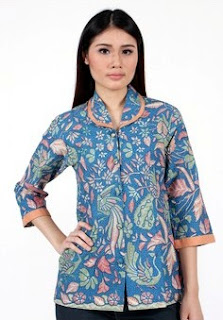 Contoh Model Baju Batik Wanita Terbaru