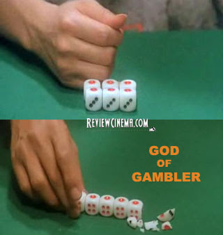 <img src="God of Gambler.jpg" alt="God of Gambler Permainan dadu Ko Chun melawan Miss Chi (rekan Tanaka)">