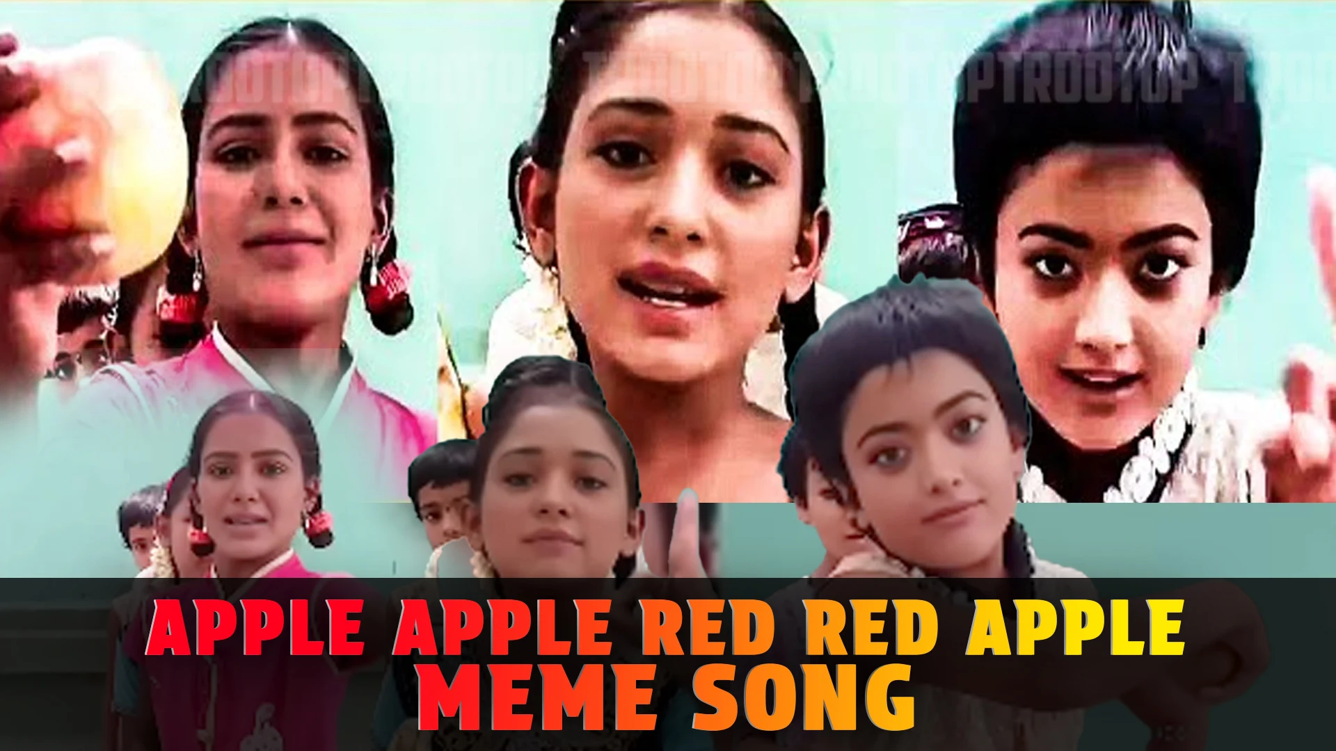Apple apple red red apple meme song
