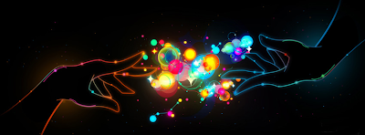 magical touch facebook timeline cover, cool facebook covers, colorful magic timeline cover