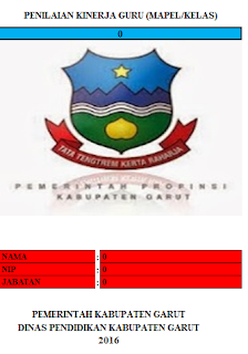 Format PKG Terupdate Untuk Penilaian Kinerja Guru Rekomendasi Kenaikan Pangkat Golongan