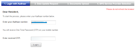 Step2 Image: aadhar card update, change or correction online