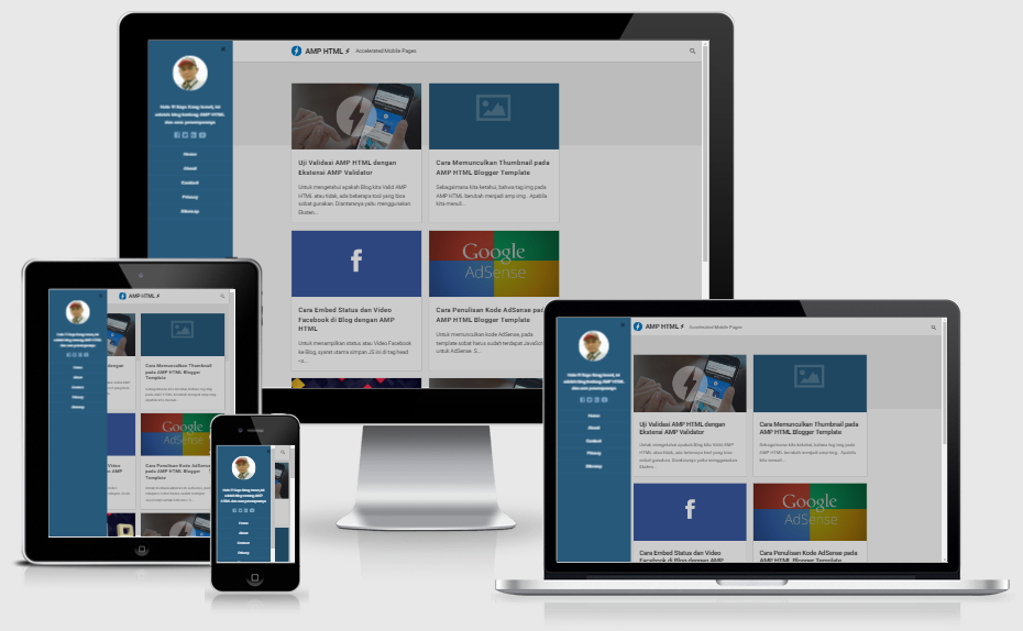 AMP HTML Blogger Template AMP Ready by Kang Ismed